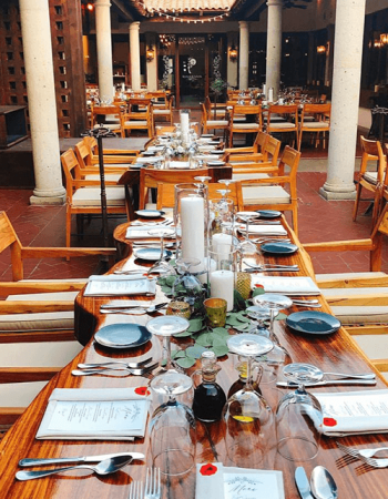 italian restaurant cabo san lucas restaurant tables and ambiance